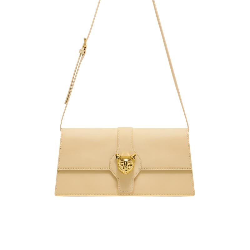 Bafelli cat series leather clutch