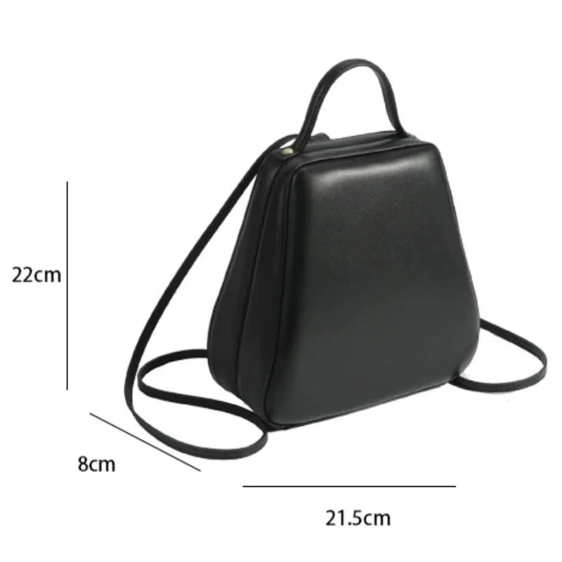 Leather backpack