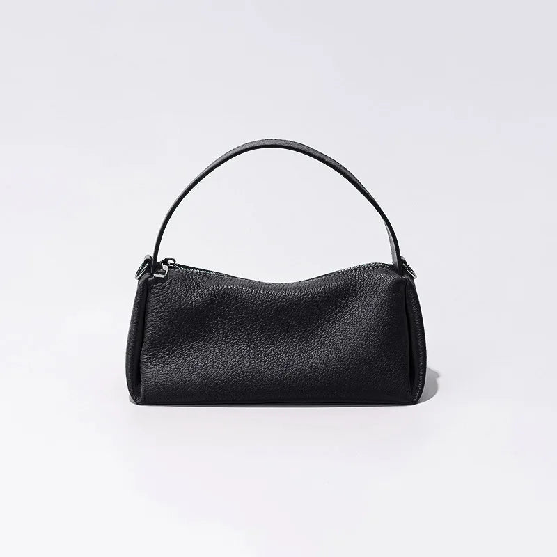 Leather tote bag