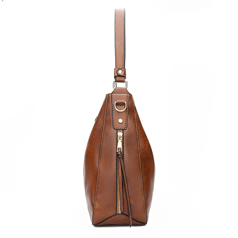 Gaiane PU leather bucket handbag