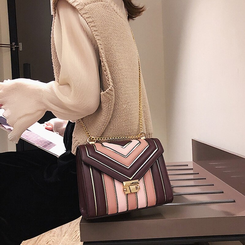 Vita PU leather cross-body handbag