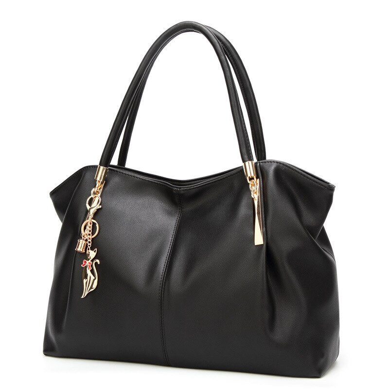 Thea PU leather bucket handbag