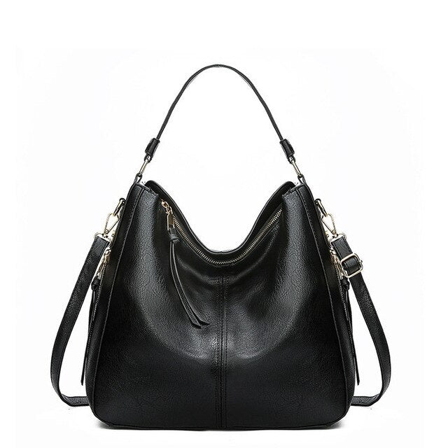 Beryl PU leather tote handbag