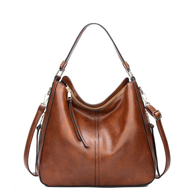 Beryl PU leather tote handbag