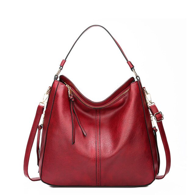 Beryl PU leather tote handbag