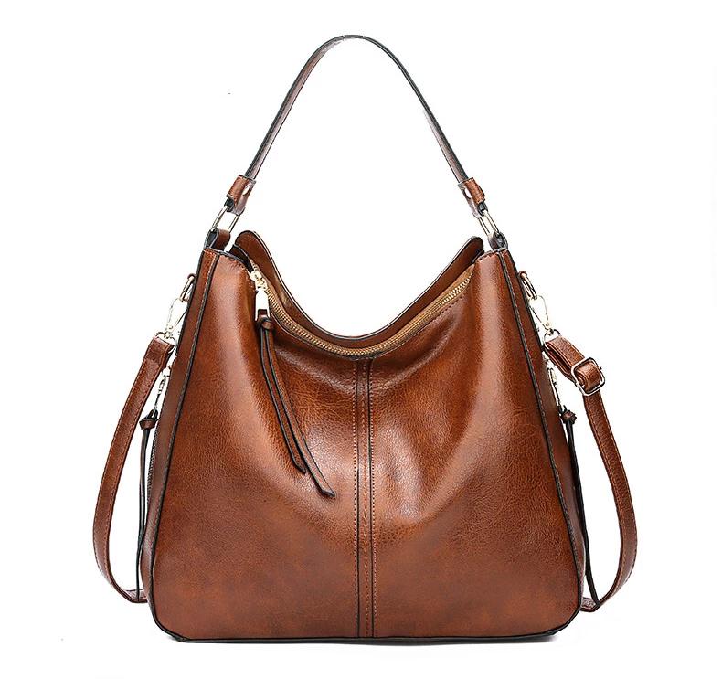 Beryl PU leather tote handbag