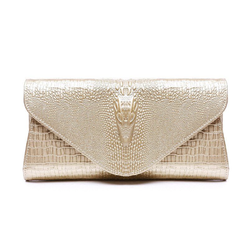 Franny genuine leather clutch