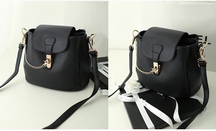 Xena PU leather cross-body bag