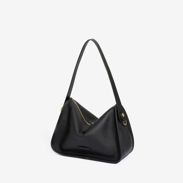 Leather shoulder bag