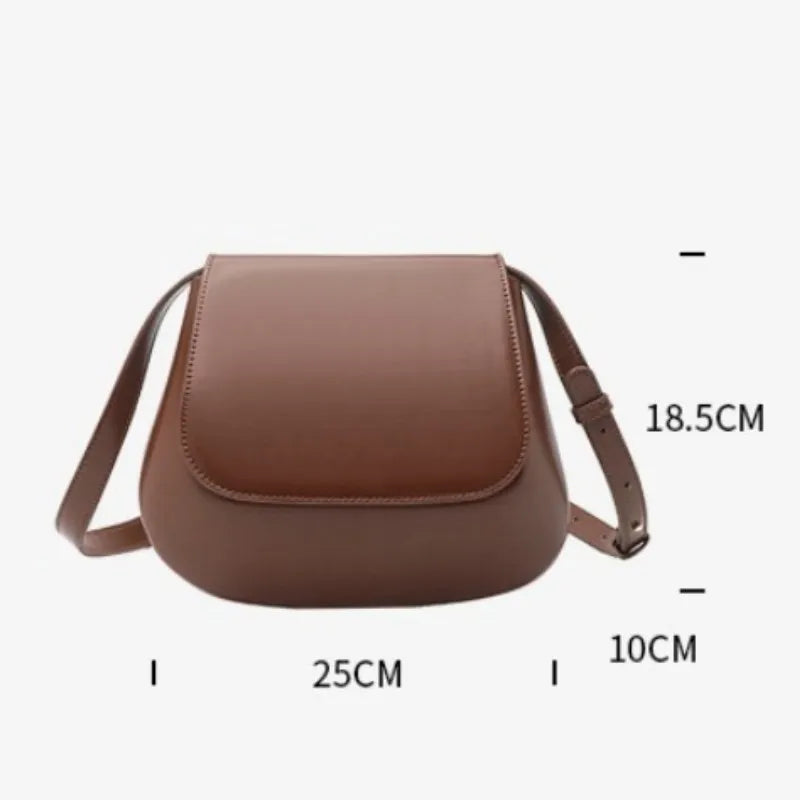 PU leather shoulder bag