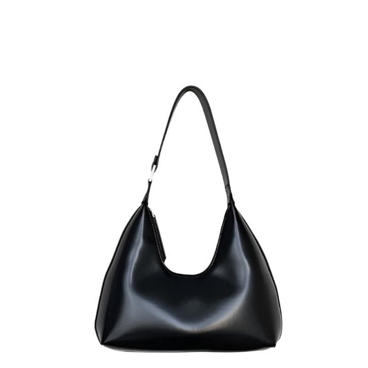 PU leather buckle shoulder bag