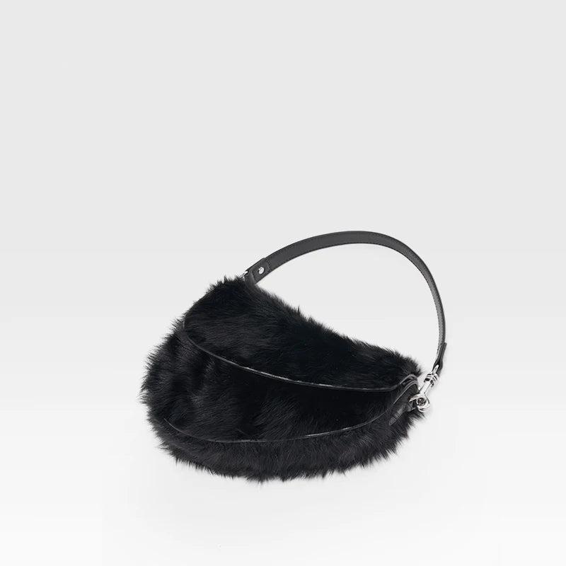 Bafelli fur saddle bag