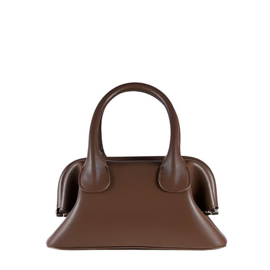 Leather shoulder bag