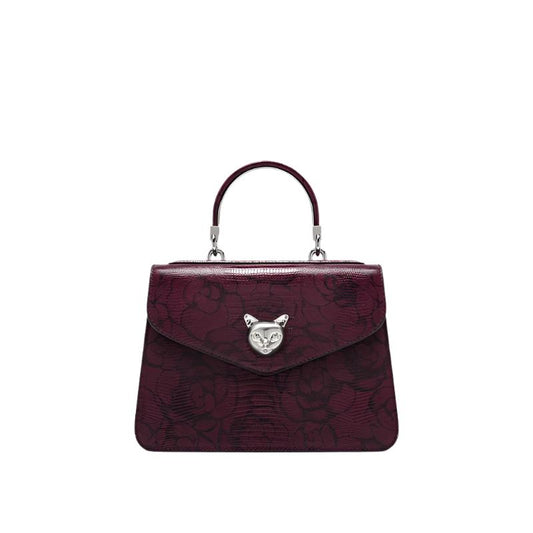 Bafelli cat floral wine bag