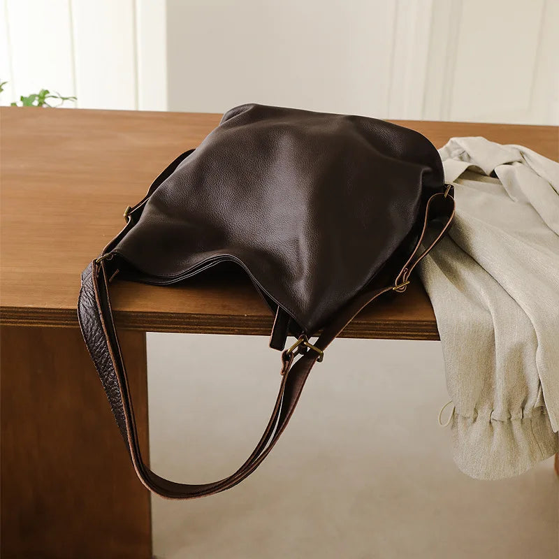 Leather crossbody bag