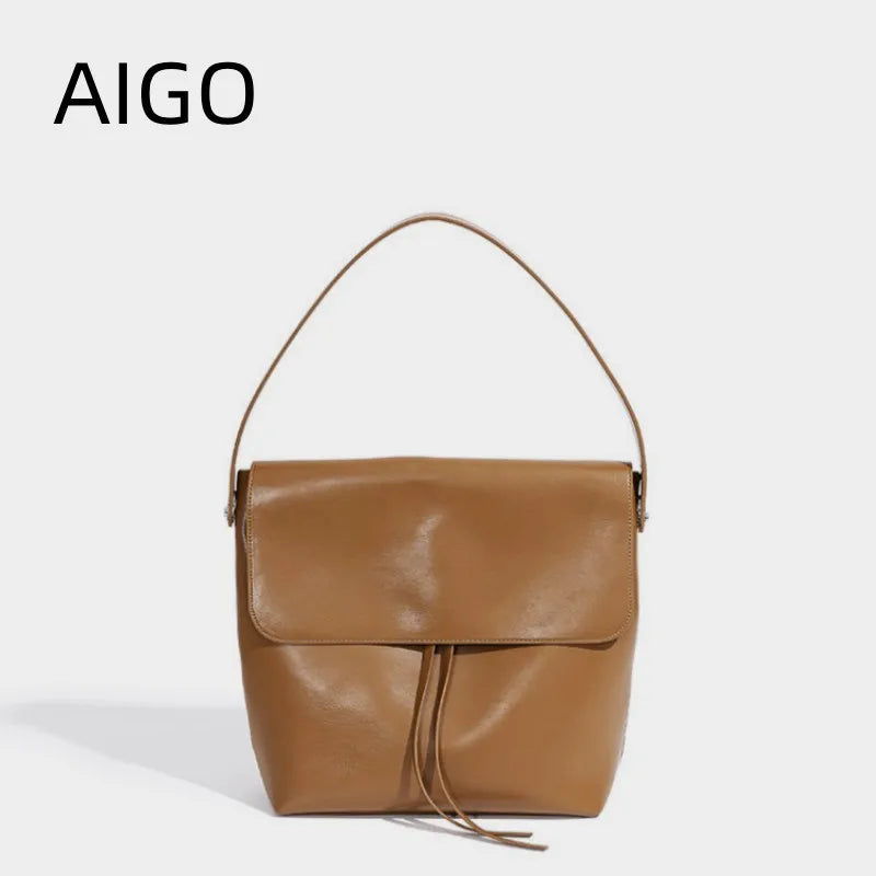 Aigo Leather tote bag