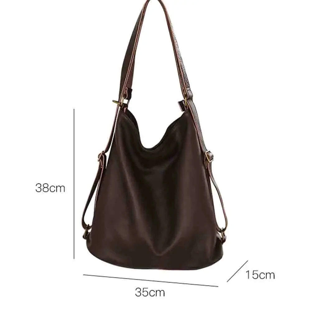 Leather crossbody bag