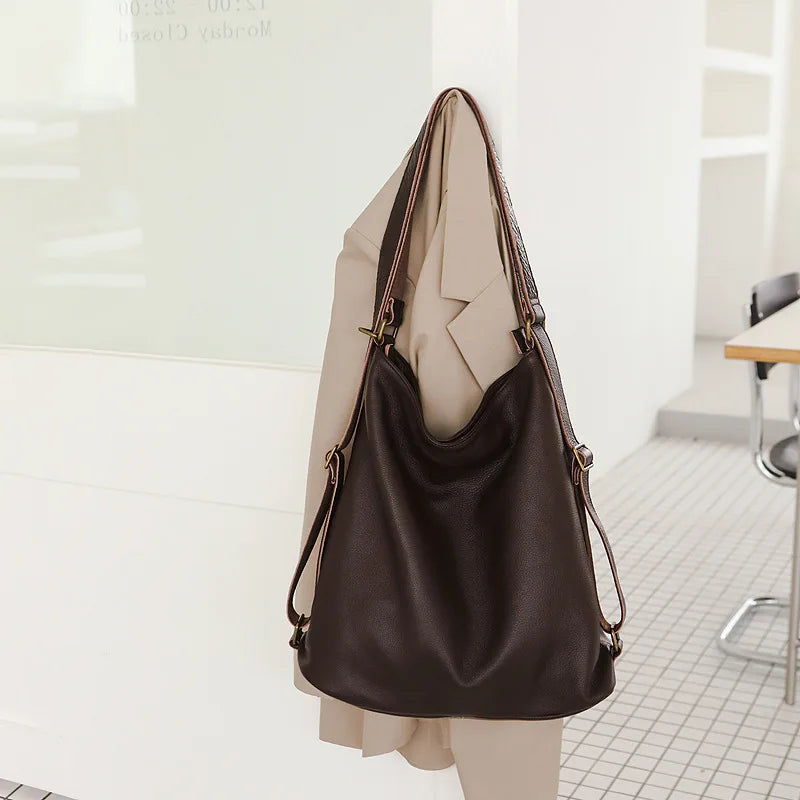 Leather crossbody bag