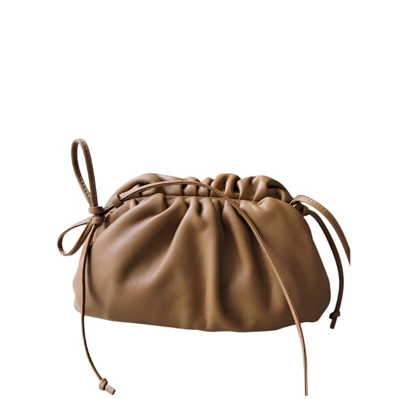 Leather cloud bag