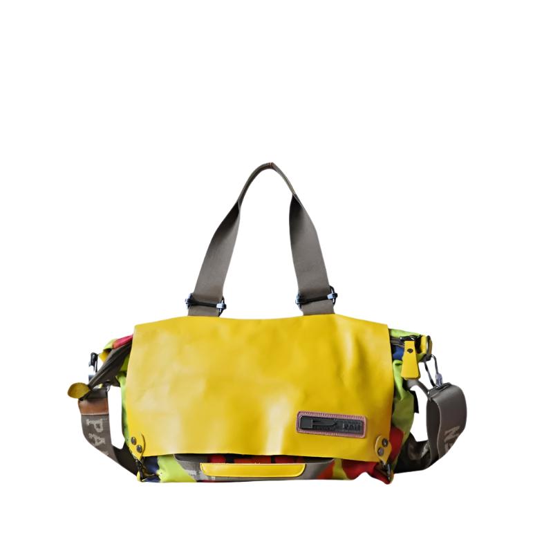 Canvas large capacity shoulder bag