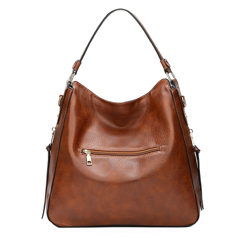 Gaiane PU leather bucket handbag