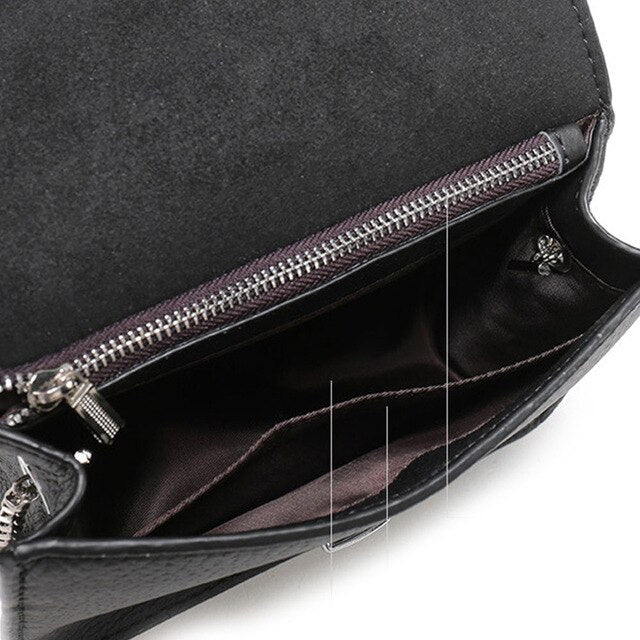 Scilla genuine leather cross-body handbag