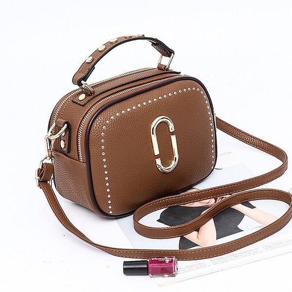 Ottilie PU leather satchel handbag