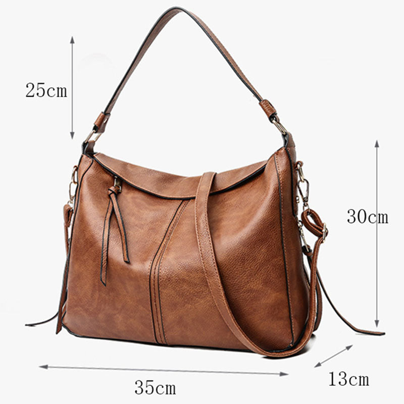 Thana PU leather hobo handbag