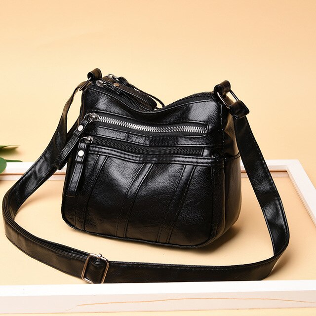 Rifki PU leather hobo handbag