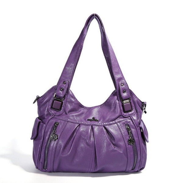 Beverly PU leather hobo handbag