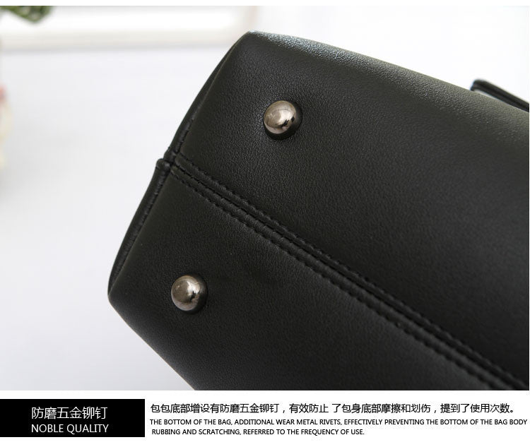 Raphaela PU leather satchel bag