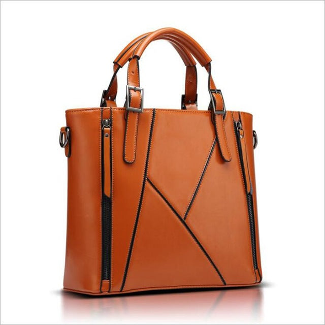 Sibile leather shoulder handbag
